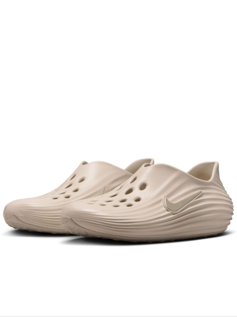 Nike ReactX Rejuven8 Women's Beige Foam Slip-On Clog